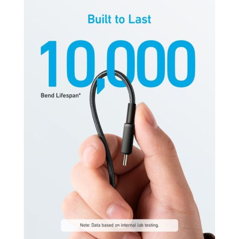 كيبل انكر تايب سي الى تايب سي بقدرة 60 واط | Anker 322 Type-C to Type-C Cable 60W