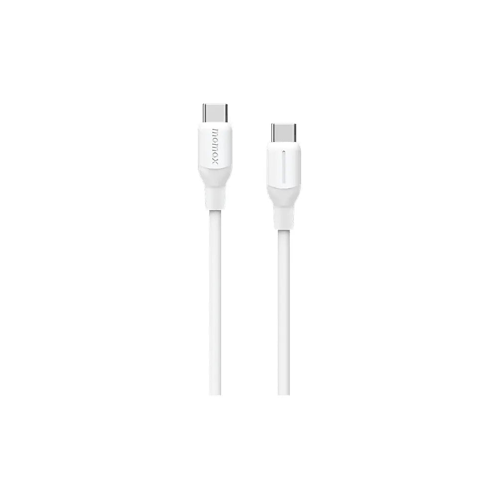 Kabloya Momax 1-Link Flow CC-X 60W USB-C bo USB-C, 1.2 m - Kabloya Momax 1-Link Flow, USB-C bo USB-C, şarjkirina bilez 60W, dirêjahiya 1.2 m