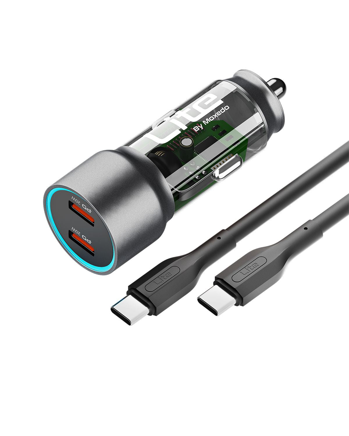 Moxedo Lite 40W Dual USB-C Car Charger - Main