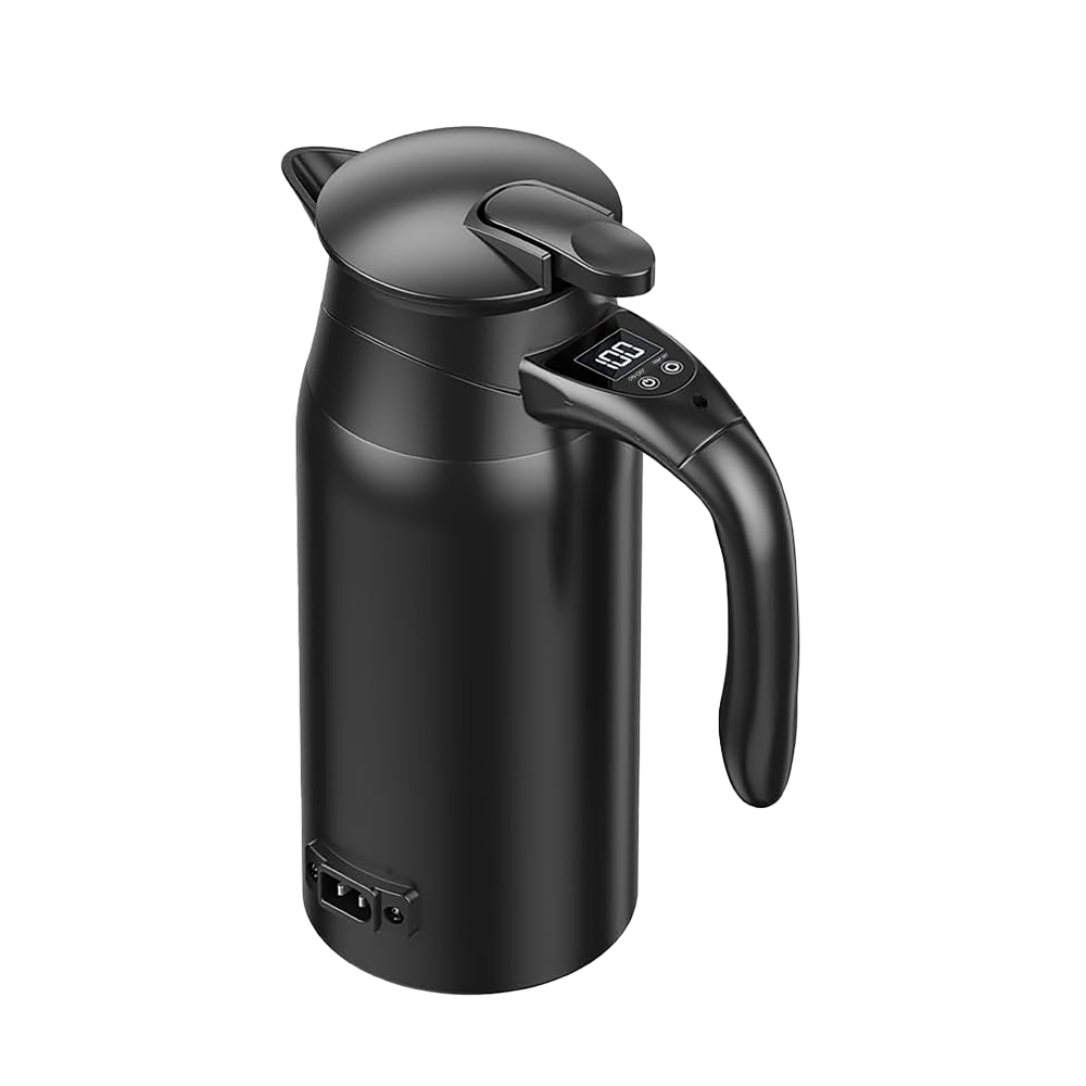 غلاية سيارة كهربائية 800 مل جهد مزدوج 12V 24V - DENX DX3803 Car Kettle Dual Voltage 800ML