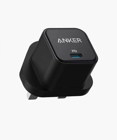 شاحن انكر باور بورت III بمنفذ يو اس بي سي وبقدرة شحن سريع 20 واط | Anker PowerPort III, 20W USB-C Fast Charger