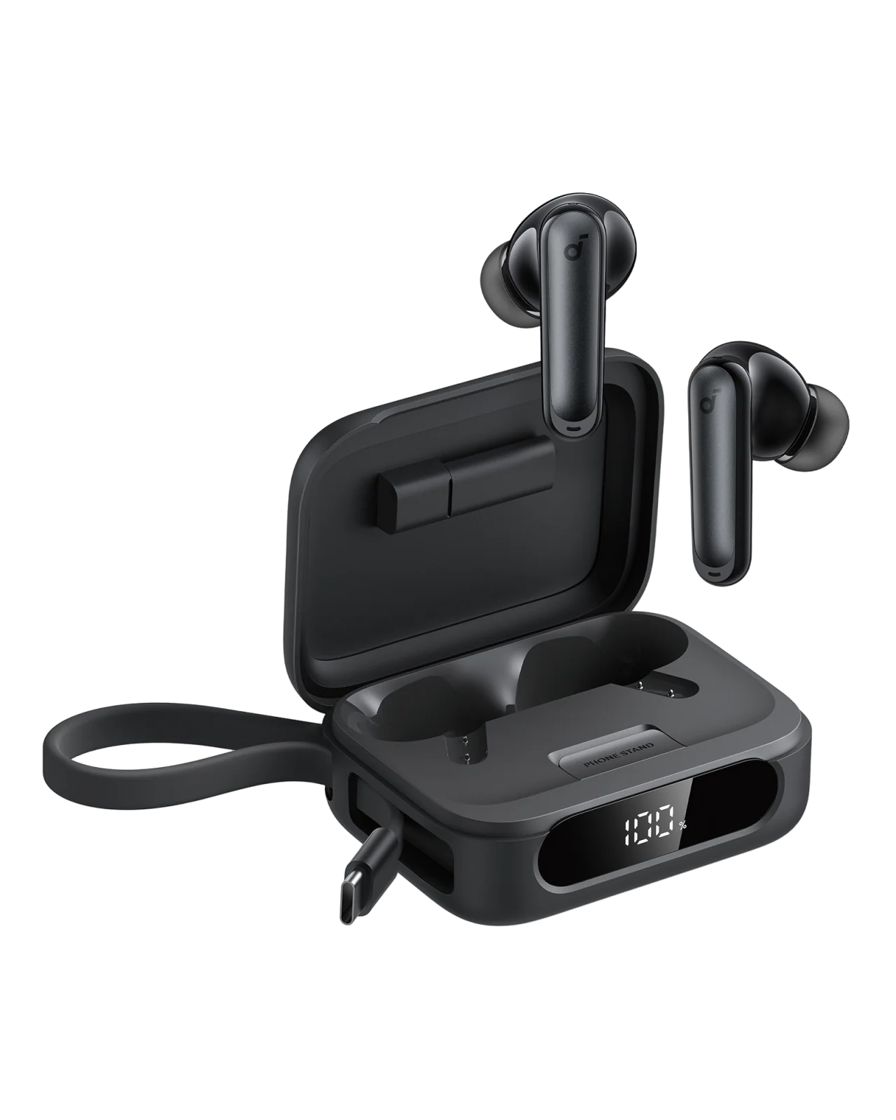 سماعات انكر P41i اللاسلكية مع شاحن هاتف محمول مدمج | P41i Wireless Earbuds with Built-in Portable Phone Charger