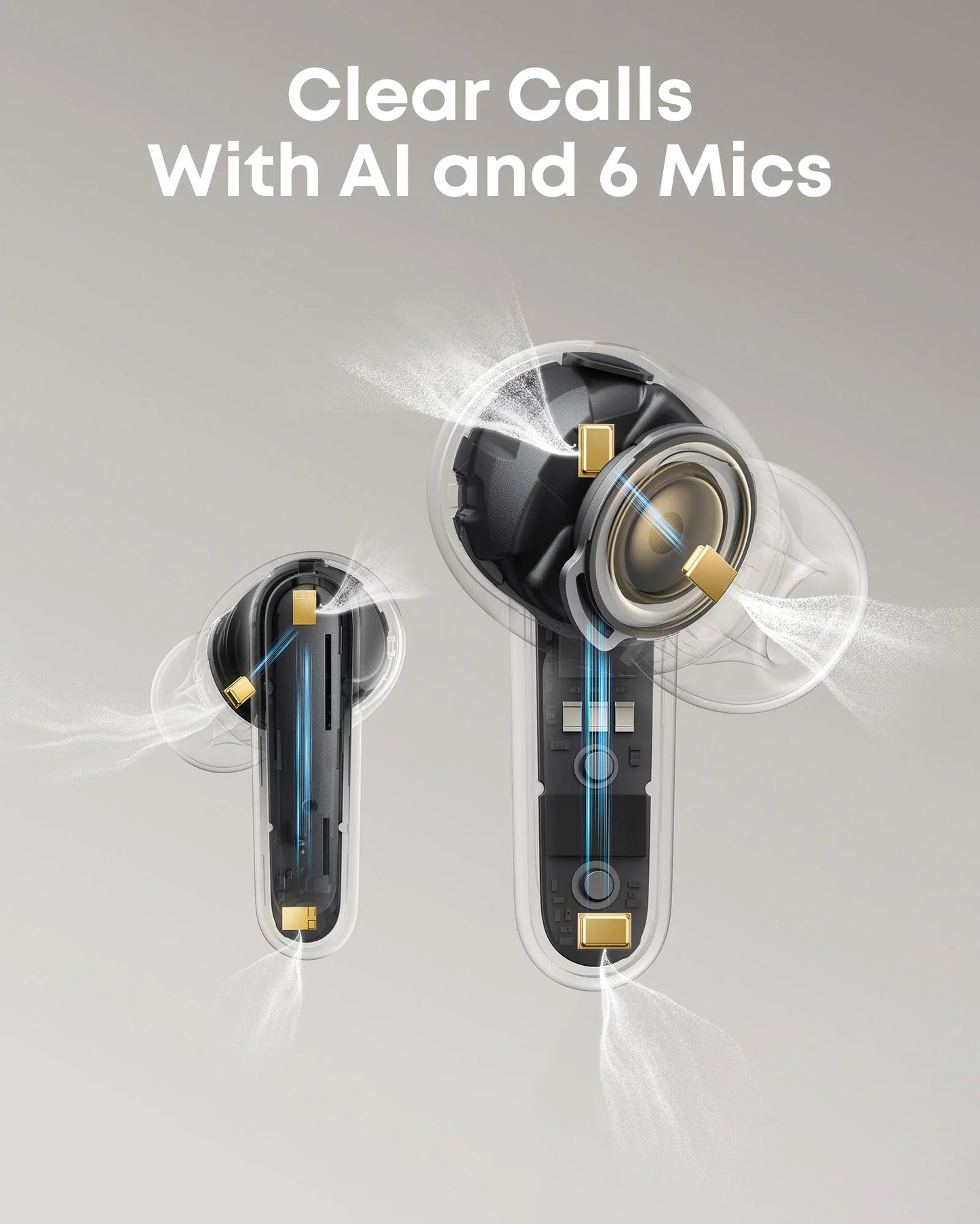 سماعات انكر P41i اللاسلكية مع شاحن هاتف محمول مدمج | P41i Wireless Earbuds with Built-in Portable Phone Charger