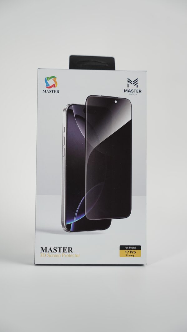 Parastina Taybetmendiya Ekrana 3D ya Master ji bo iPhone 17 Pro