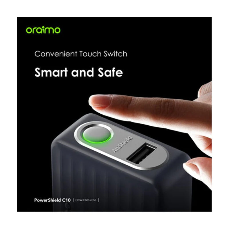شاحن جداري أورايمو مع كيبل مايكرو | Oraimo Charger kit UK OCW-U68D+M53 Deep Spring