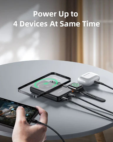 INNOSTYLE PowerMag Duo 2-in-1 10000mAh Magnetic Powerbank | باور بانك مغناطيسي 10000 مللي أمبير