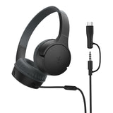 سماعات أطفال بيلكن ساوند فورم ميني السلكية بموصل 3.5 مم ومحول USB-C وحد صوت 85 ديسيبل | Belkin SoundForm Mini Wired On-Ear Headphones for Kids with USB-C Adapter 85dB