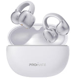 سماعات بروميت إيركليب المفتوحة اللاسلكية - أبيض | Promate AudioFit AirClip Open Ear Clip On TWS Earbuds with IntelliTouch - White
