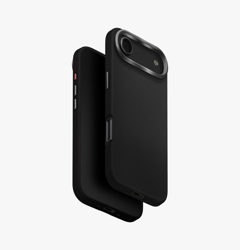 UNIQ Lyden premium leatherette case for iPhone Air Black - main view