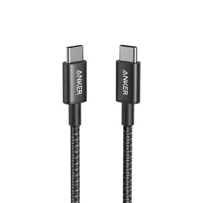 كيبل انكر تايب سي بقدرة 100 واط وبطول 1.8متر | Anker Nylon 333 USB-C to USB-C Cable, 100W - 1.8 Meter