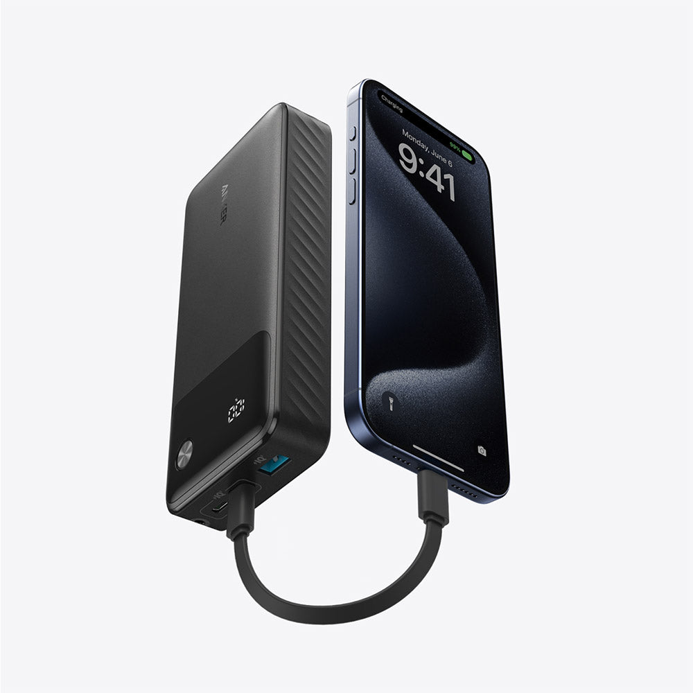 باور بانك أنكر بسعة 20,000 مللي أمبير وبقدرة شحن 30 واط | Anker Power Bank 20,000mAh 30W