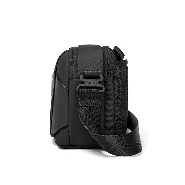 BANGE Men's Shoulder Crossbody Bags, Waterproof Bag – Black | حقيبة كتف بانجي مقاومة للماء, تصميم عملي للاعمال والرحلات