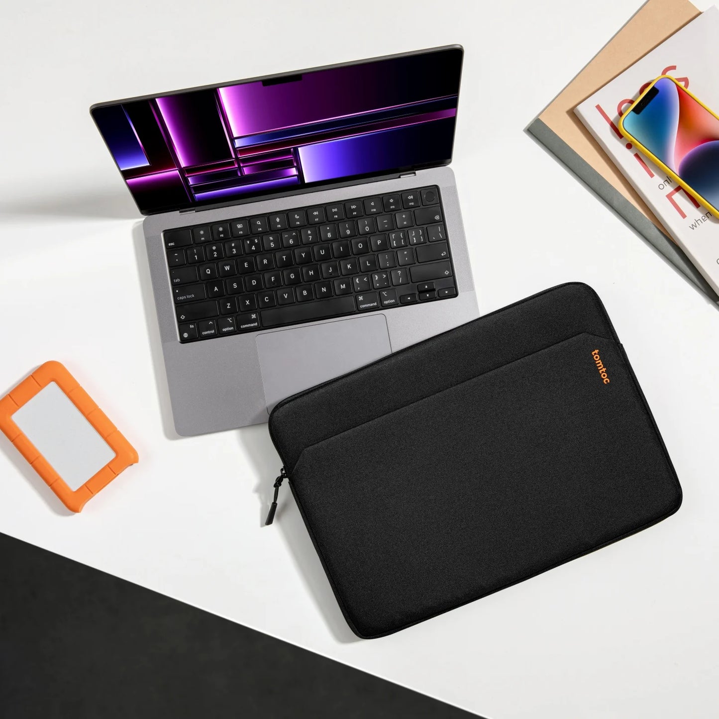 حافظة لابتوب توم توك لايت A18 مقاس 14 انش | Tomtoc Light-A18 Laptop Sleeve 14 Inch