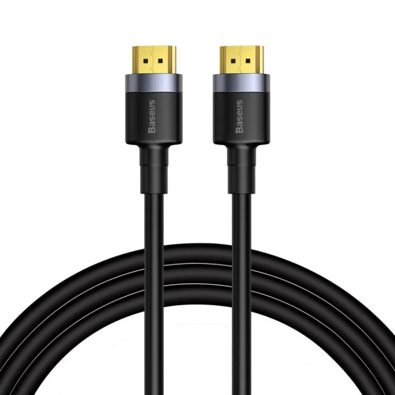 Baseus Cafule HDMI Cable 4K 3m Black - كيبل HDMI بيسوس كافول 4K 3 متر أسود