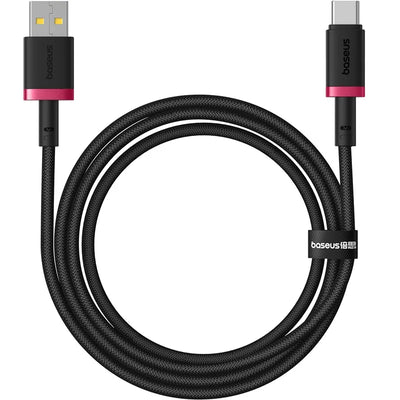 كابل Baseus Dura USB إلى C 60W 1م أحمر وأسود - Baseus Dura Cable USB to C 60W 1m Red+Black
