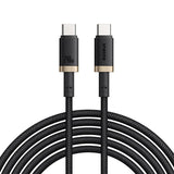 Baseus Dura Cable USB-C→C 240W 1m Black | كابل بيسوس ديورا USB-C→C 240 واط 1 متر أسود