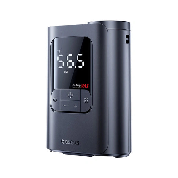 Baseus GoTrip VA1 Super Mini Wireless Inflator 19-Cylinder (Cosmic Black) - منفاخ هواء لاسلكي صغير بيسوس 19 اسطوانة