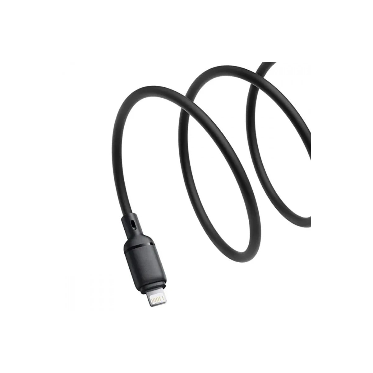 Baseus Silky Cable USB-A→C 3A 1m Black | كابل بيسوس سيلكي USB-A→C 3 أمبير 1 متر أسود