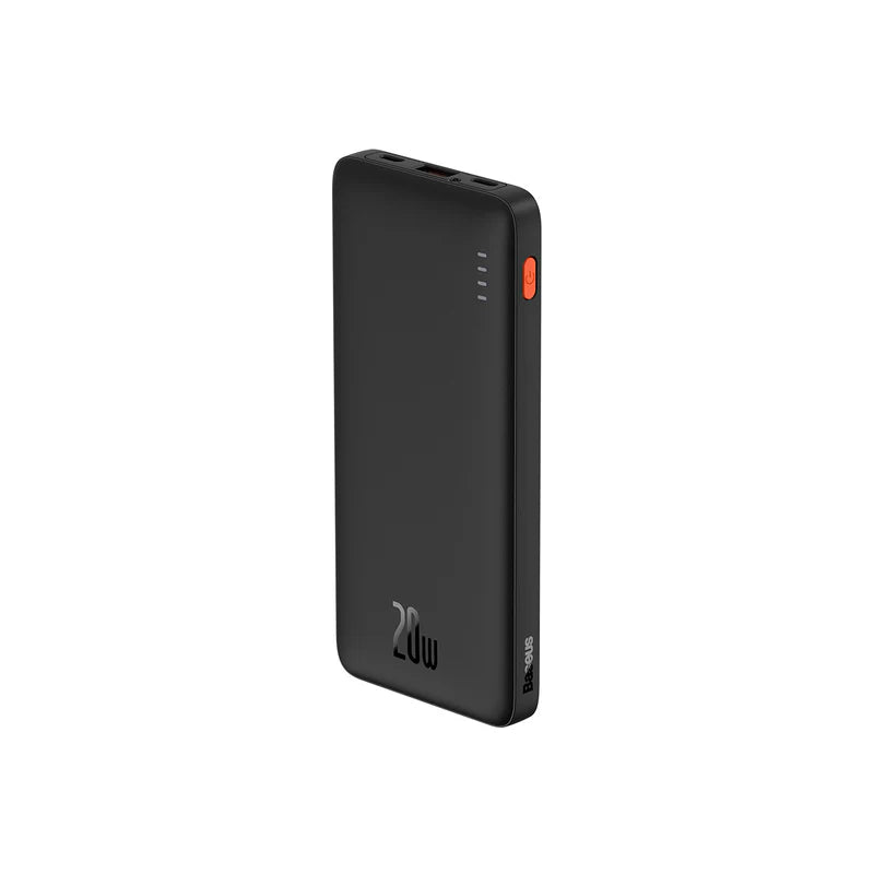Baseus Airpow Power Bank 20000mAh 20W Purple with Cable - بطارية بيسوس إيربو المحمولة 20000 مللي أمبير 20 واط بنفسجي مع كابل