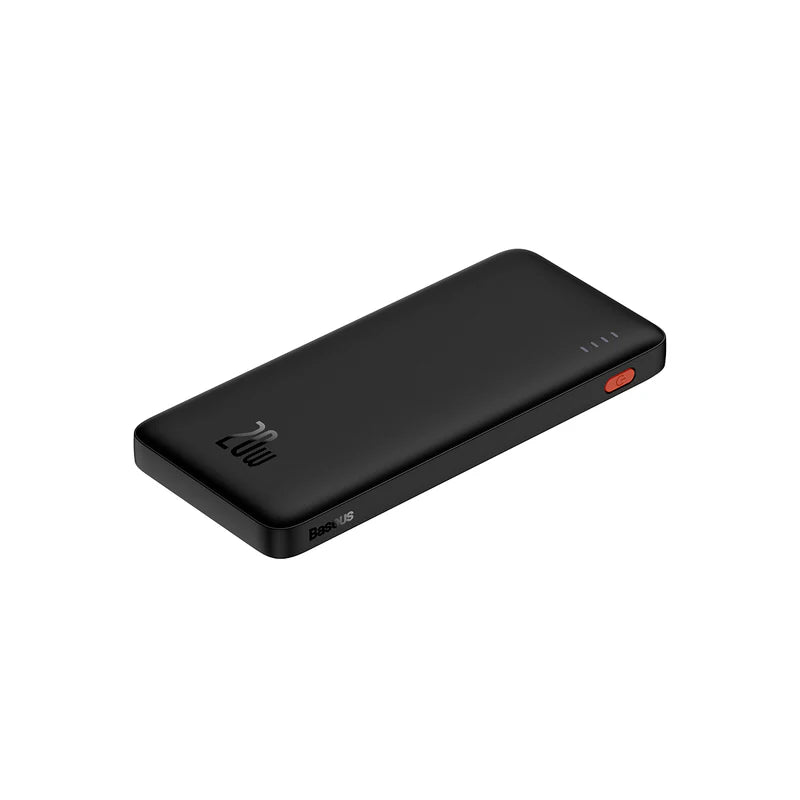 Baseus Airpow Power Bank 20000mAh 20W Purple with Cable - بطارية بيسوس إيربو المحمولة 20000 مللي أمبير 20 واط بنفسجي مع كابل