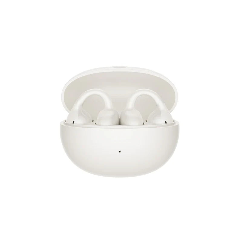 Baseus Bass BC1 Open-Ear Earbuds White - سماعات بيسوس باس BC1 مفتوحة الأذن بيضاء