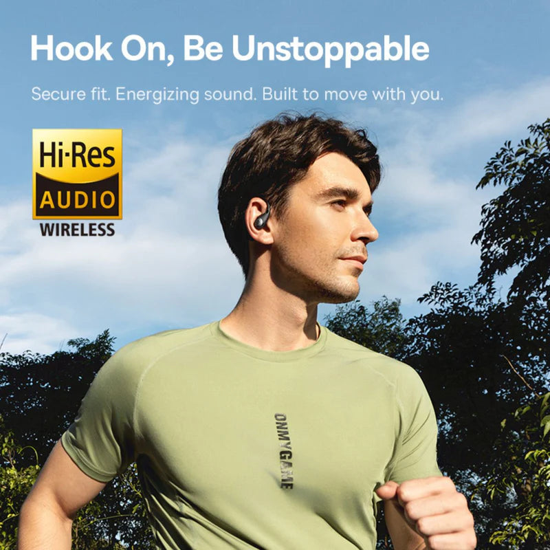 Baseus Eli Sport 2 Open-Ear True Wireless Earbuds Hi-Res IP57 | سماعات بيسوس إيلي سبورت 2 مفتوحة الأذن لاسلكية صوت عالي الدقة مقاومة للماء