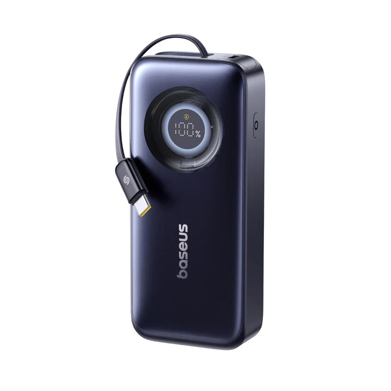 Baseus EnerCore CR11 Power Bank 20000mAh 67W Black - باور بانك بيسوس انركور CR11 20000 مللي أمبير 67 واط أسود