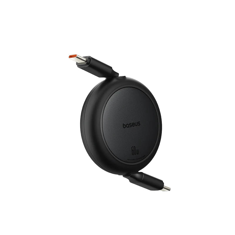 Baseus Free2Pull Mini Cable C-C 60W 1m - كابل بيسوس قابل للسحب