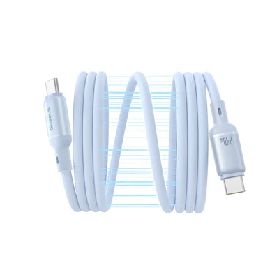 كابل Baseus PicoGo المغناطيسي C-C 240W | Baseus PicoGo Magnetic Cable C→C 240W 1m Blue