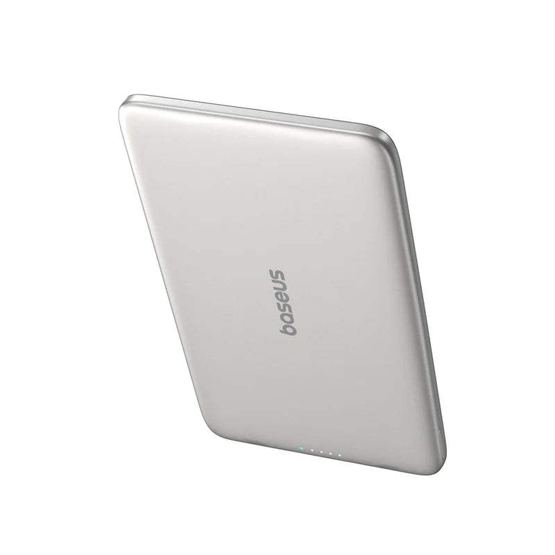 Baseus PicoGo Ultra-Slim Magnetic Power Bank 5000mAh | باور بانك بيسوس بيكو جو مغناطيسي نحيف للغاية 5000 مللي أمبير