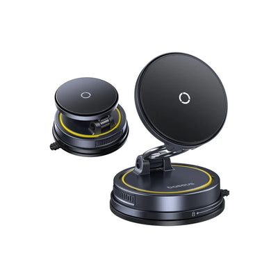 Baseus PrimeTrip VC2 Flex Pro Magnetic Car Charger 15W Wireless | حامل وشاحن سيارة بيسوس برايم تريب VC2 فليكس برو مغناطيسي لاسلكي 15 واط