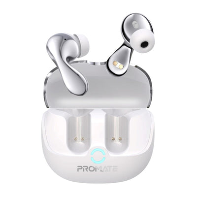 Promate Baton Hybrid ANC TWS Earbuds White-Front