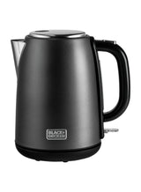 غلاية كهربائية ستانلس ستيل بسعة 1.7 لتر وقدرة 2200 واط من بلاك أند ديكر | BLACK+DECKER SSJC175-B5 1.7L 2200W Stainless Steel Kettle