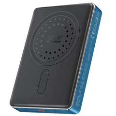 Promate Blade-10 MagSafe Aluminum Power Bank 10000mAh 15W Blue-Front