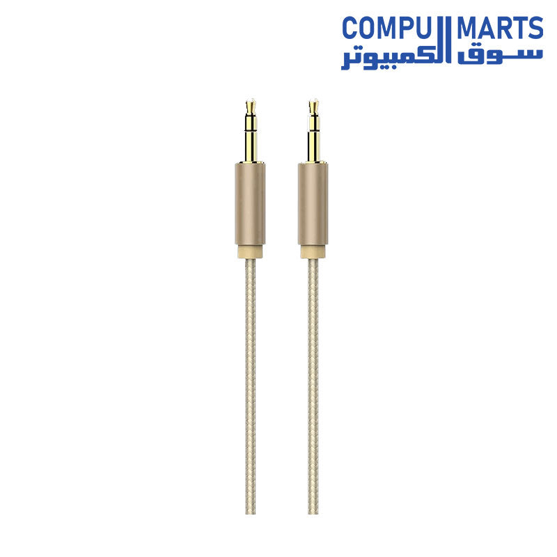Havit CB66 AUX cable gold