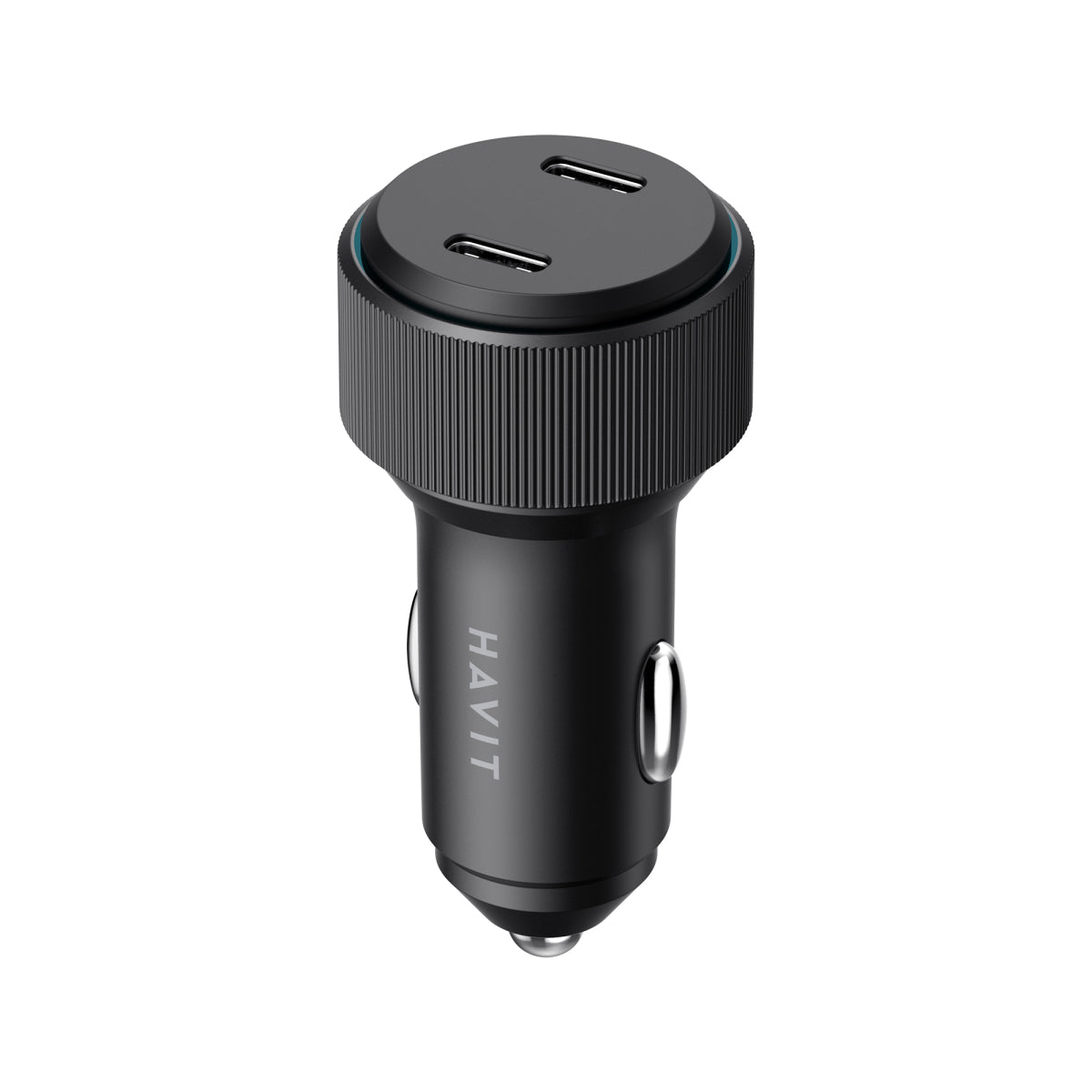 Havit CC2014 60W dual USB-C car charger black