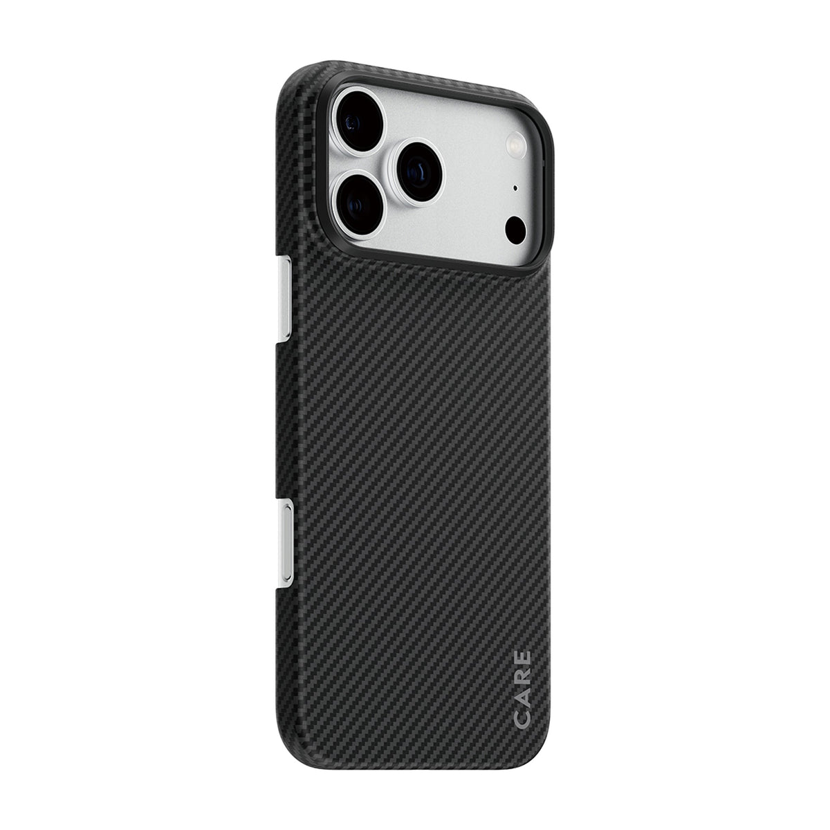 بانزر جلاس كفر ألياف أراميد نحيف لهاتف iPhone 18 Pro Max / iPhone 17 Pro Max | CARE by PanzerGlass Discovery Case Black & Grey with MagSafe iPhone 18 Pro Max | 17 Pro Max