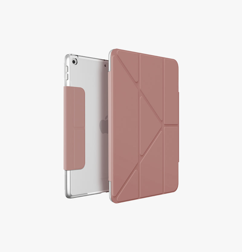 UNIQ Camden slim folding case for iPad 10.2 inch Light Coral