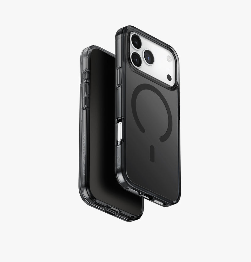 UNIQ Clario recycled plastic case for iPhone 17 Pro Max Smoke - main view
