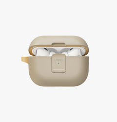 UNIQ Clyde locking AirPods Pro 2 case Ivory Canary Yellow
