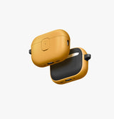 علبة بقفل مغناطيسي وكارابينر لسماعات AirPods Pro 3 | UNIQ Clyde - أصفر سباق