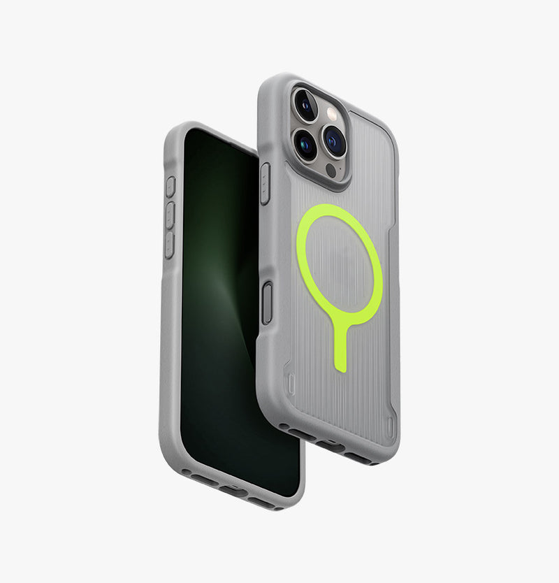UNIQ Combat Active rugged case for iPhone 16 Pro Max Frosted Grey - main view