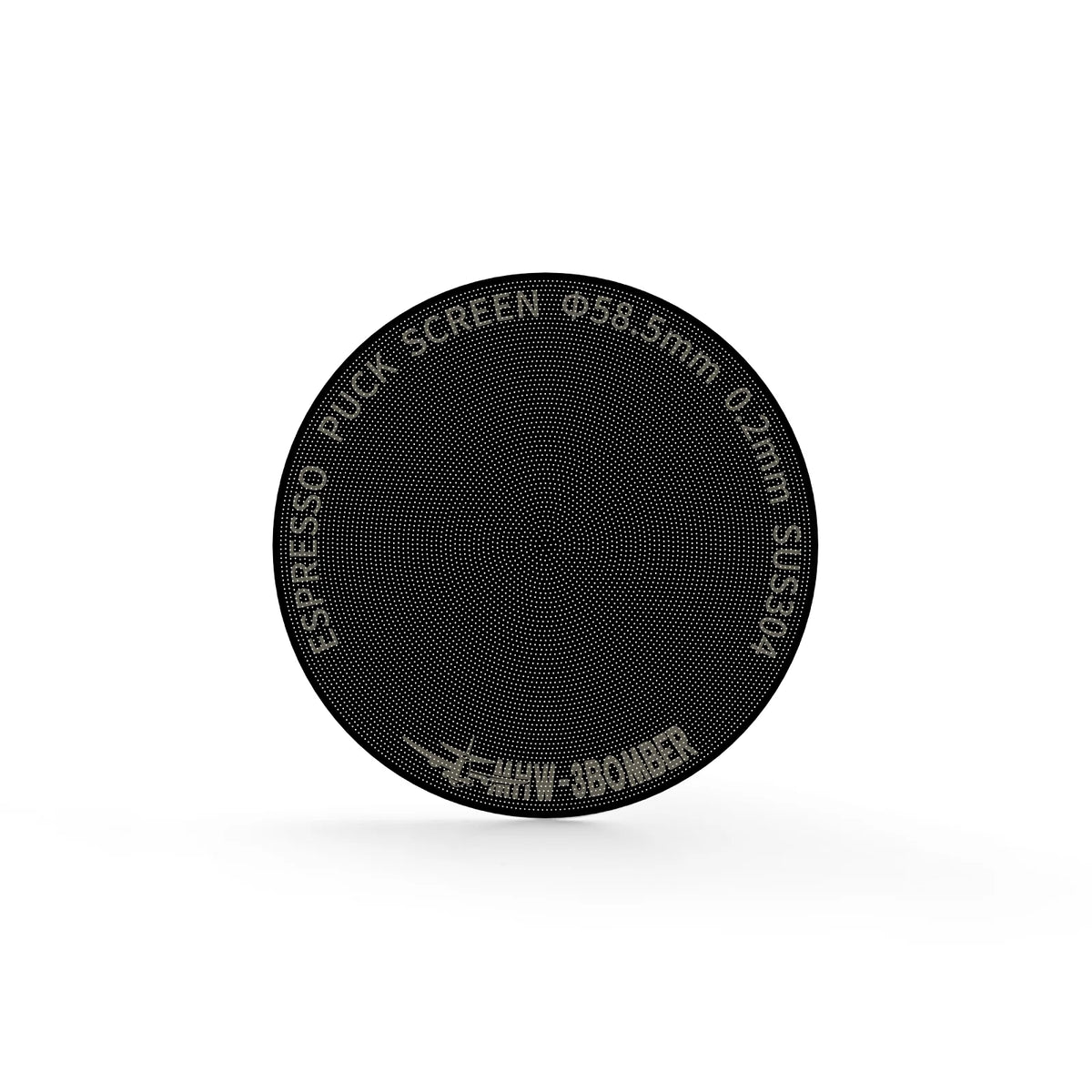 MHW-3BOMBER Espresso Puck Screen Titanium Plated Black بومبر باك سكرين تيتانيوم