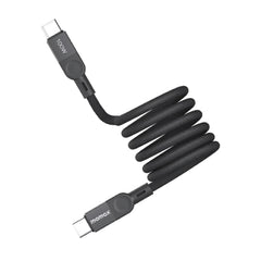 كيبل موماكس ماج لنك المغناطيسي بقدرة شحن سريع 100 واط وطول 1 متر | Momax Mag Link 100W Magnetic USB‑C to USB‑C Cable, 1m