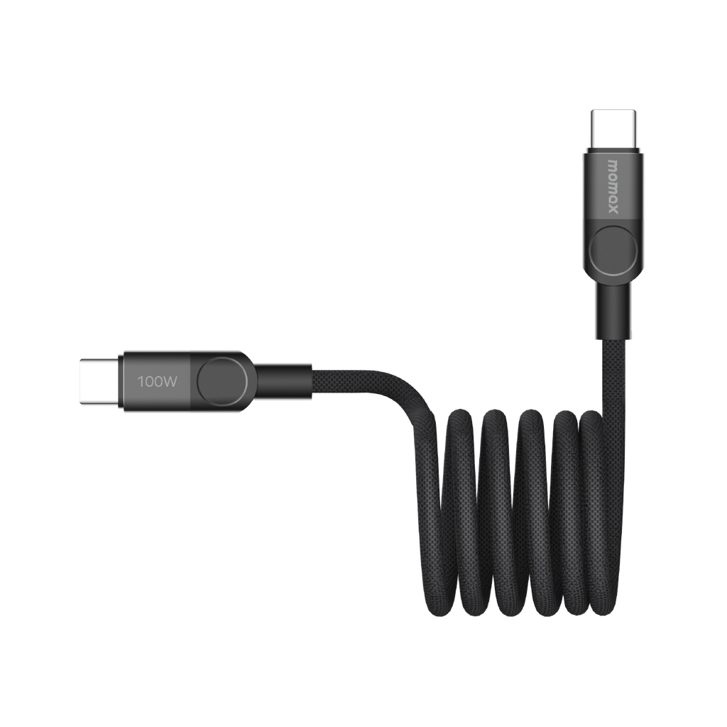 Kabloya USB-C bo USB-C ya Magnetîkî ya 100W ya Momax Mag.Link, 2m - Kabloya USB-C bo USB-C ya Magnetîkî ya Momax Mag.Link, 100W, 2m dirêj