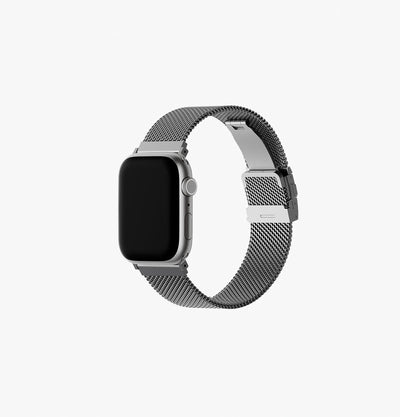 UNIQ Dante Pro Milanese stainless steel Apple Watch band Titanium Silver
