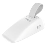 إنذار باب محمول بحساسية مزدوجة | Promate DoorShield High-Sensitivity Portable Door Stopper Alarm - أبيض