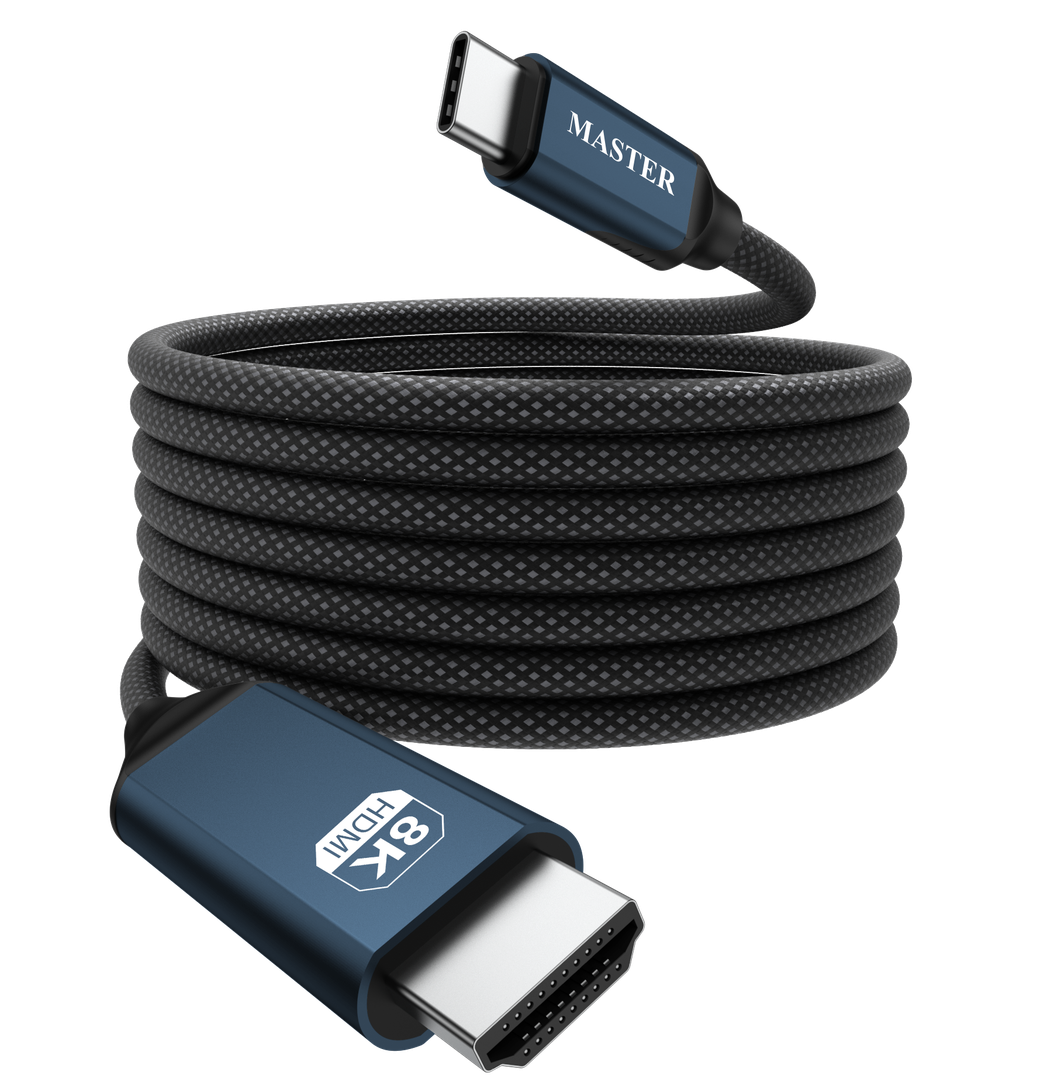 Master Braided Magnetic USB-C to HDMI Cable 8K60Hz Black MSBMGCTOHDC-BK