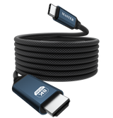 كيبل ماستر مضفر مغناطيسي سي إلى إتش دي إم آي 8K 60 هرتز - أسود | Master Braided Magnetic USB-C to HDMI Cable 8K60Hz - Black