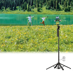 حامل سيلفي ويوو Wi-SE012 بطول 180 سم مع دوران 360° وإضاءتين | WiWU 360 Degree Selfie Stick Wi-SE012 180cm with Dual Fill Lights